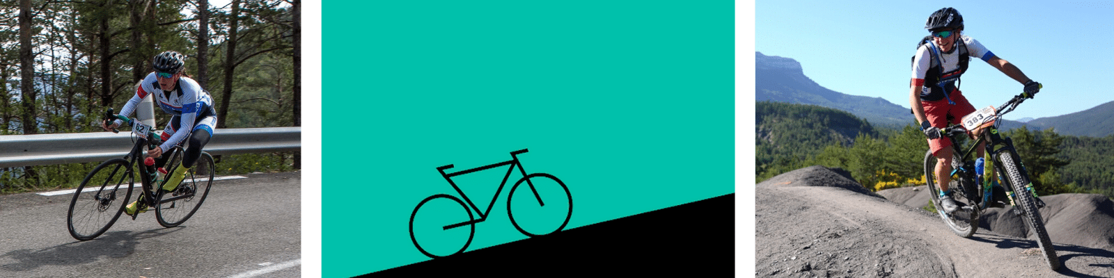 bannière Mathilde à vélo